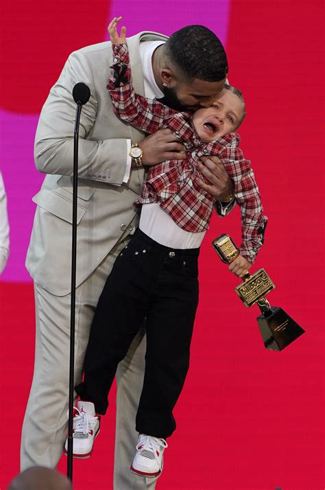 Watch Drakes Son Adonis Join Him On Stage At Billboard Music Awards