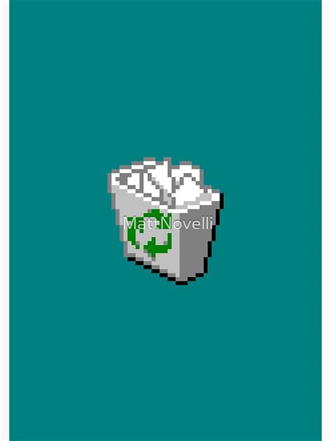 Windows 95 98 Recycle Bin Trash Can Spiral Notebook By