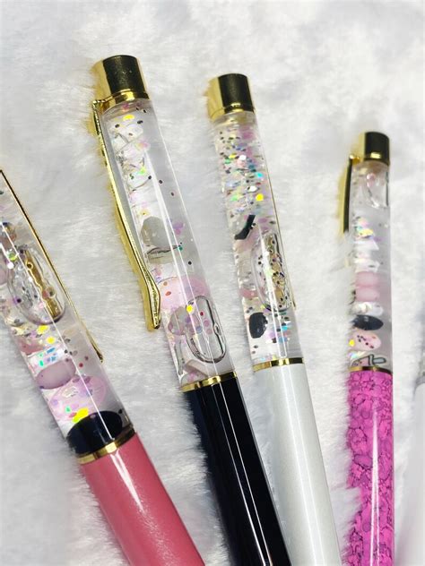 Glitter Pens Floating Glitter Pens Planner Pen Ts For Etsy