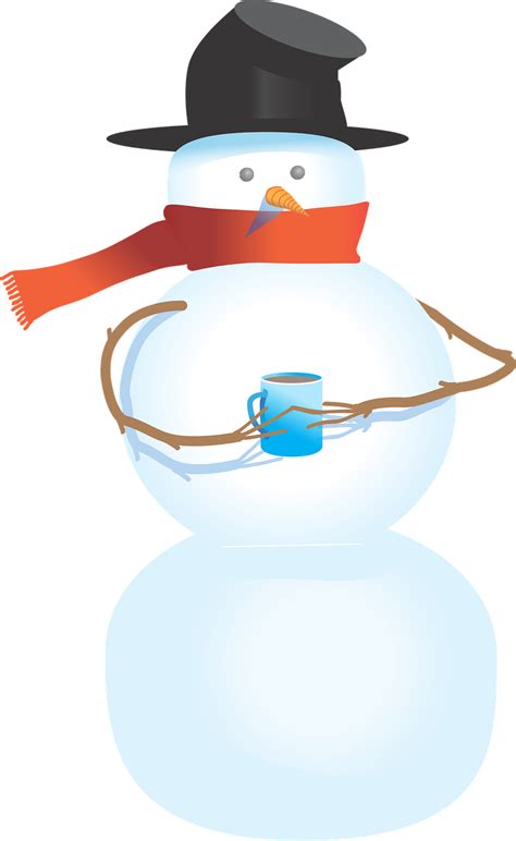 Download Cold Winter Snowman Royalty Free Vector Graphic Pixabay