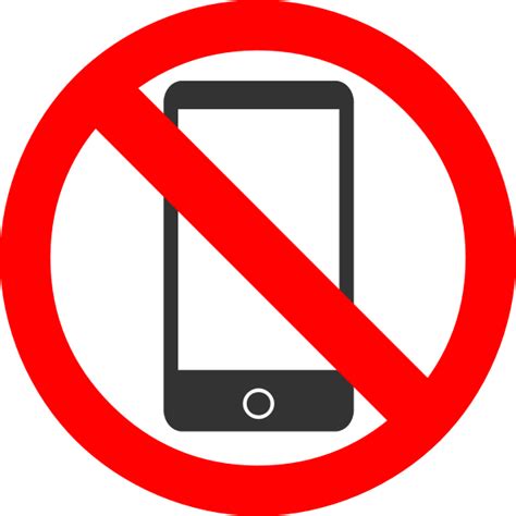 No Mobile Phones Allowed Free Svg