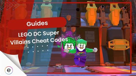 Lego Dc Super Villains Cheat Codes Characters Exputer