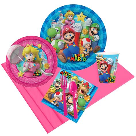 Super Mario Bros Princess Peach Party Pack For 8