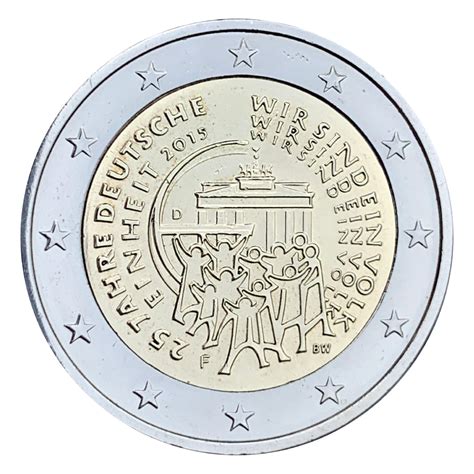 2 Euro Gedenkmünze 25 Jahre Deutsche Einheit Münzen Münzen
