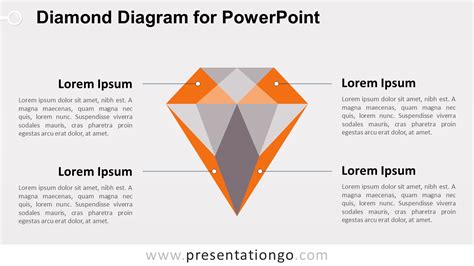 Diamond Diagram For PowerPoint PresentationGO