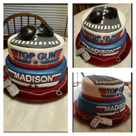 Top Gun Cake For Madison First Birthday Themes 40th Birthday Parties