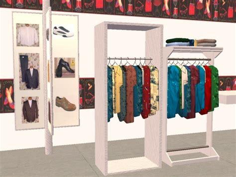 Mod The Sims Fashion Shop Decorative Objectswallhangings Clothing Racks