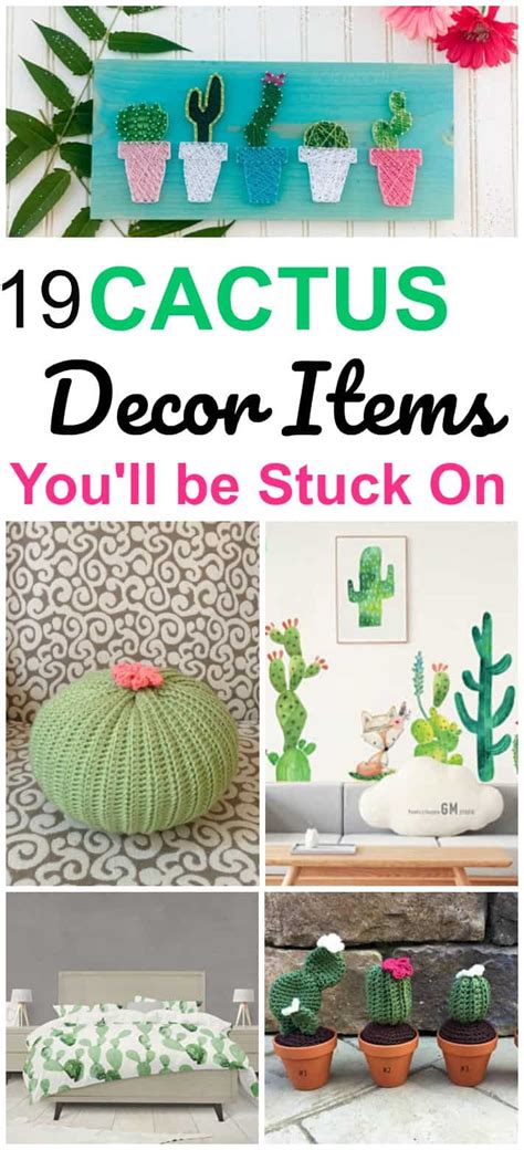 Obsessed With Cactus ~ 19 Home Decor Items For The Cacti Lover