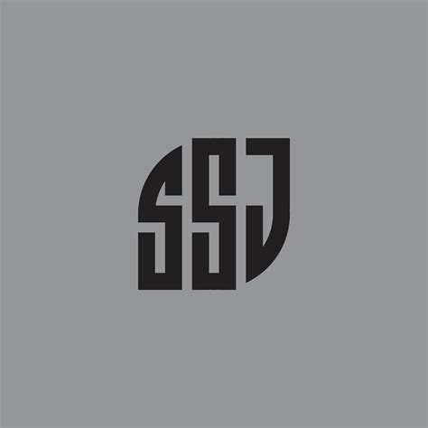 Ssj Logo Design Vector Template 13257208 Vector Art At Vecteezy