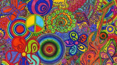 Psychedelic Hippie Wallpaper Hd Resolution Hippie Wallpaper