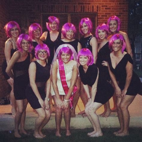 Bachelorette Party Pink Wigs Steph Mentioned This Just Throwing It Back Out There