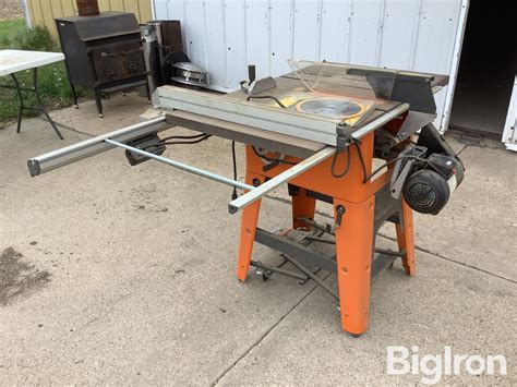 Rigid Ts3650 10 Table Saw Bigiron Auctions