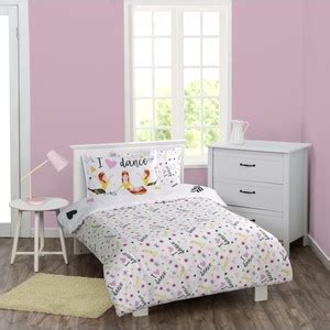 Product name:3d bedding set size:queen this bedding set include: Wiggles Emma Dance Quilt Cover Set - White | BIG W