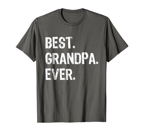 Best Grandpa Ever Grandfather T Shirt 4lvs