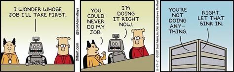 Robot Humor Let That Sink In Job Digital Transformation