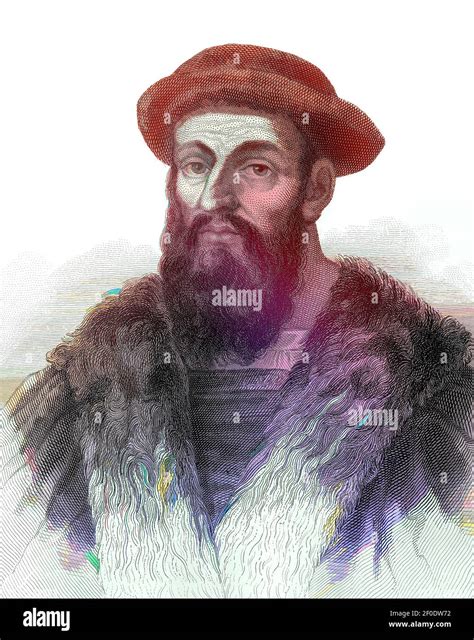Portuguese Navigator Ferdinand Magellan 16th Century Stock Photo Alamy