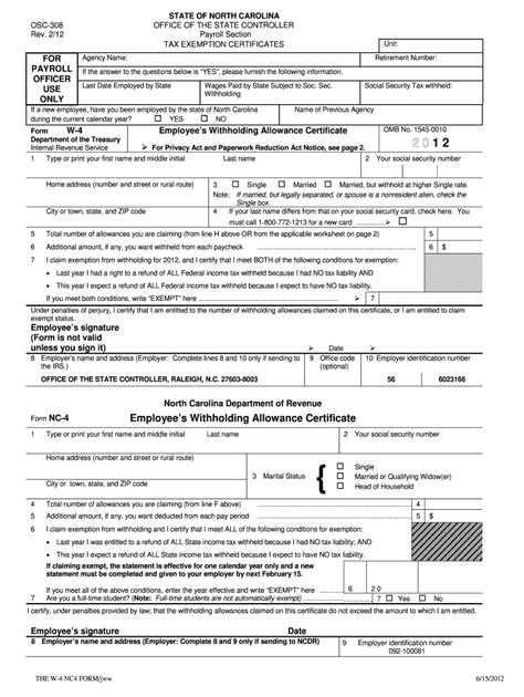 W 4 Fillable Form Printable Forms Free Online