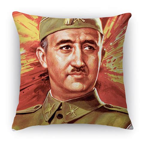 Oil Painting Spain Famous Celebrity Francisco Franco Portrait Cushion