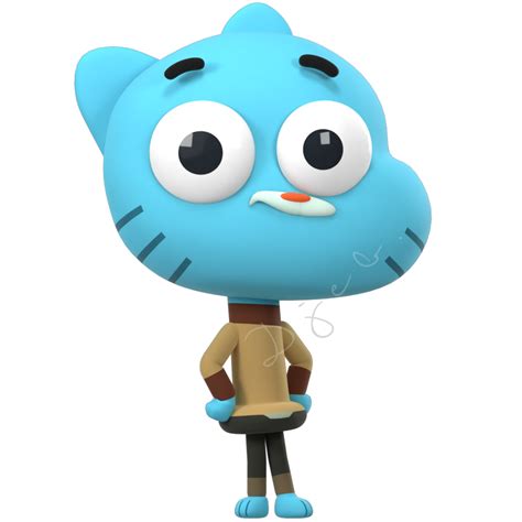 A Cartoon Character With Big Eyes And An Odd Look On His Face Standing
