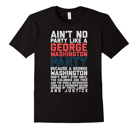 4th Of July George Washington Party Funny Patriotic T Shirt Pl Polozatee