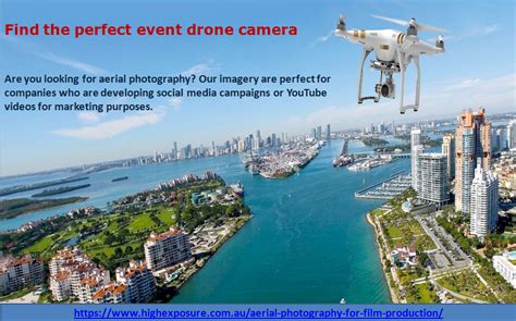 Aerial Photography For Promotion And Events High Exposure Aerial
