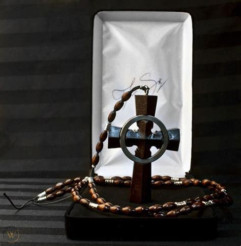 Official Boondock Saints Brothers Rosary Box Signed By Troy Duffy Cross