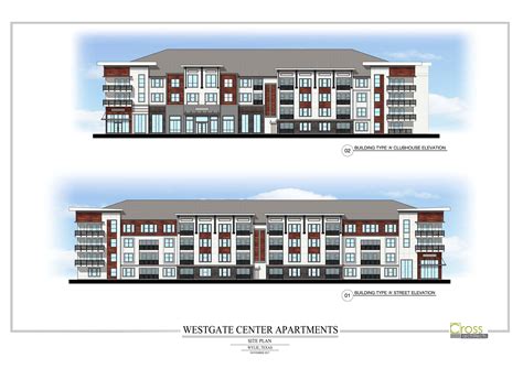 2d Elevation Renderings For Cross Architects Chris Bell