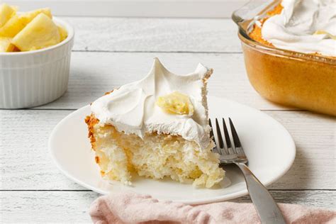 Two Ingredient Pineapple Angel Food Cake Recipe