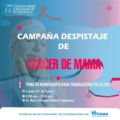 campaÑa despistaje de cÁncer de mama universidad nacional de cajamarca