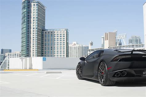Matte Black Lamborghini Huracan By Gmg Racing Gtspirit