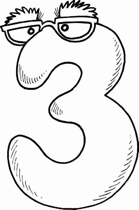 Number 3 Coloring Paper Franklin Morrisons Coloring Pages