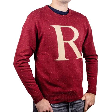 Harry Potter R Weasley Knitted Christmas Jumpersweater Geekcore