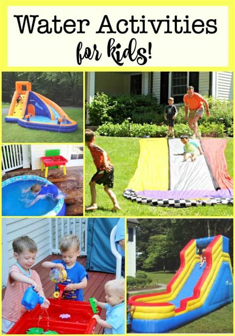 Water Activities For Kids Perfect For A Diy Summer Camp Momof6