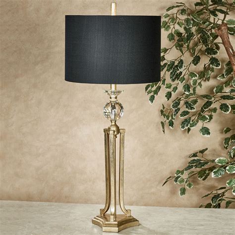 Everston Aged Gold Table Lamp With Black Shade Gold Table Lamp Table Lamp Gold Lamp