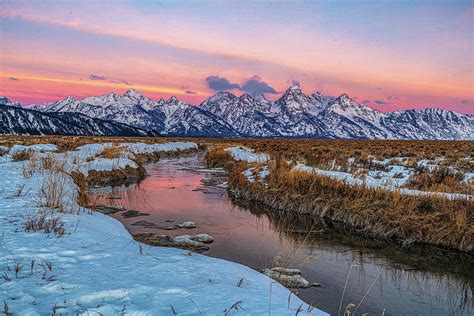 Grand Tetons Winter Sunrise Iii Photograph By Douglas Wielfaert Fine