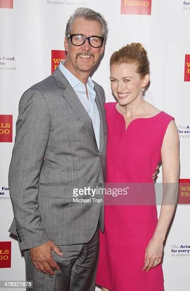 Alan Ruck And Wife Mireille Enos Arrive At The Actors Funds 19th