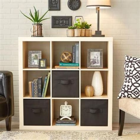 It is easiest to store things that are all the same size and shape. 9 Cube Storage Organizer Bookcase Furniture Cabinet Shelf ...