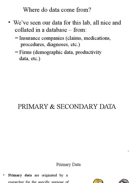 09 Primary And Secondary Data Research Error Pdf Sampling