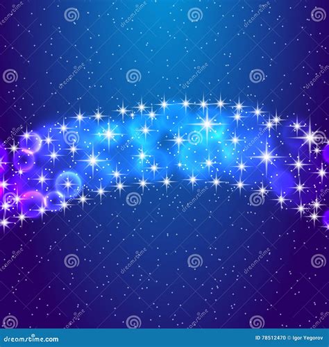 Stars And Night Sky Vector Eps10 Illustration Stock Vector