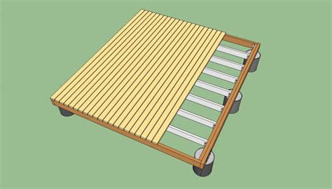 How To Build A Deck On The Ground Howtospecialist How To Build