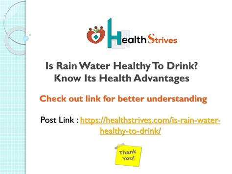Ppt Is Rain Water Healthy To Drink Know Its Health Advantages
