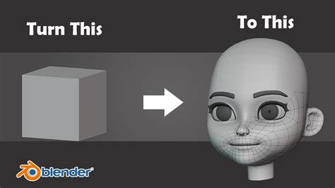 Turn The Cube Into Character Blender 3d Blendernation