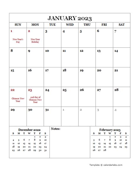 2023 Printable Calendar With Singapore Holidays Free Printable Templates