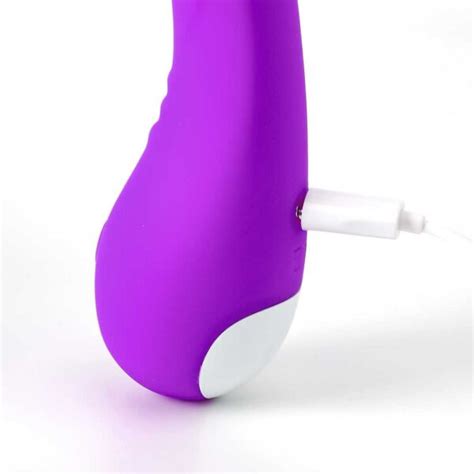 Classic Purple Rechargeable Silicone Vibrator Pleasure Attic
