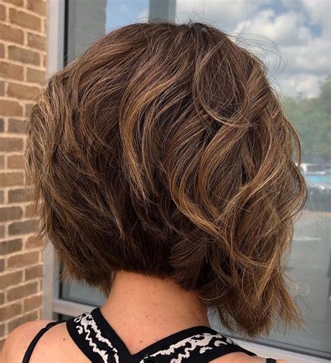 30 Medium Length Curly Stacked Bob Fashion Style