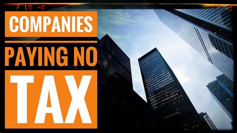 Companies Paying No Tax Youtube
