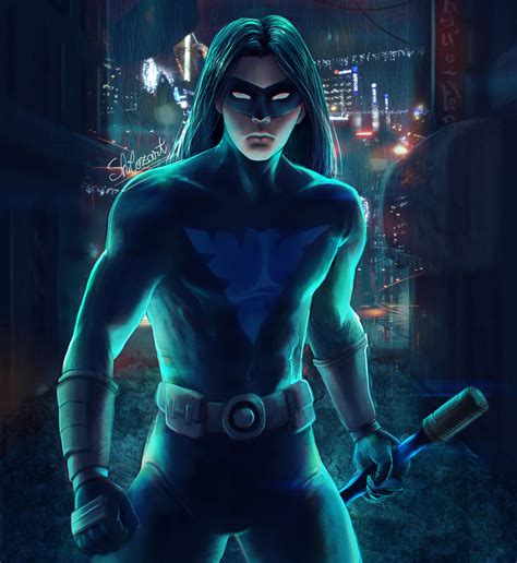 Nightwing Teentitans By Shilozart On Deviantart