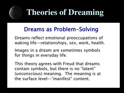 Ppt Theories Of Dreaming Powerpoint Presentation Free Download Id