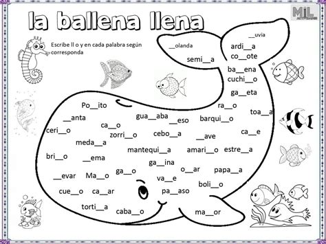 LA BALLENA LLENA Spanish Classroom Activities Teaching Spanish