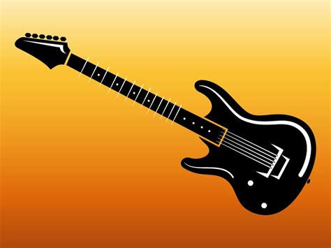 Electric Guitar Vector Art Guitar